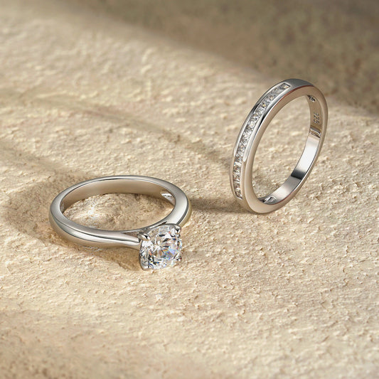 VLT 1CT Solitaire Bridal Ring Set