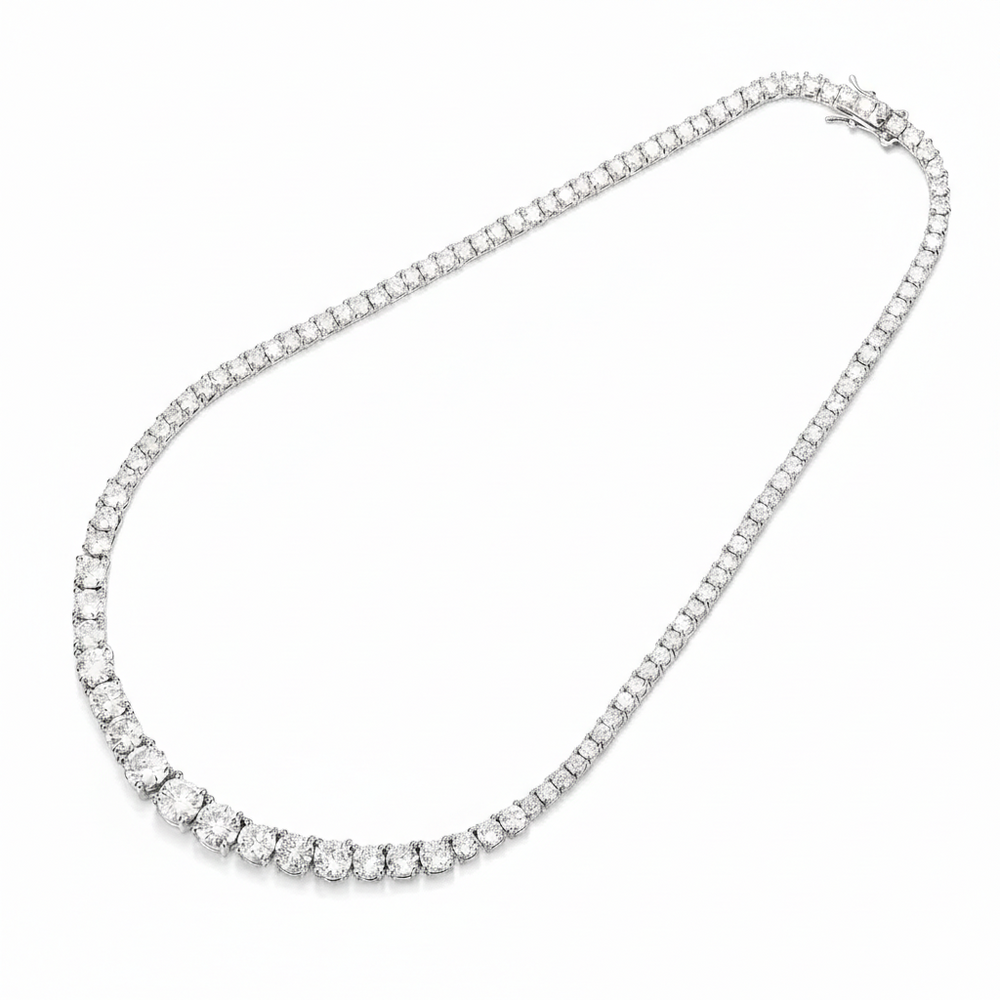 VLT Luxury Moissanite Diamond Necklace