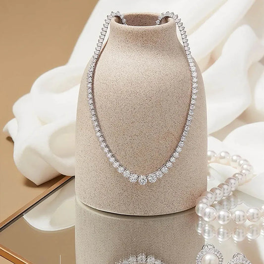 VLT Luxury Moissanite Diamond Necklace
