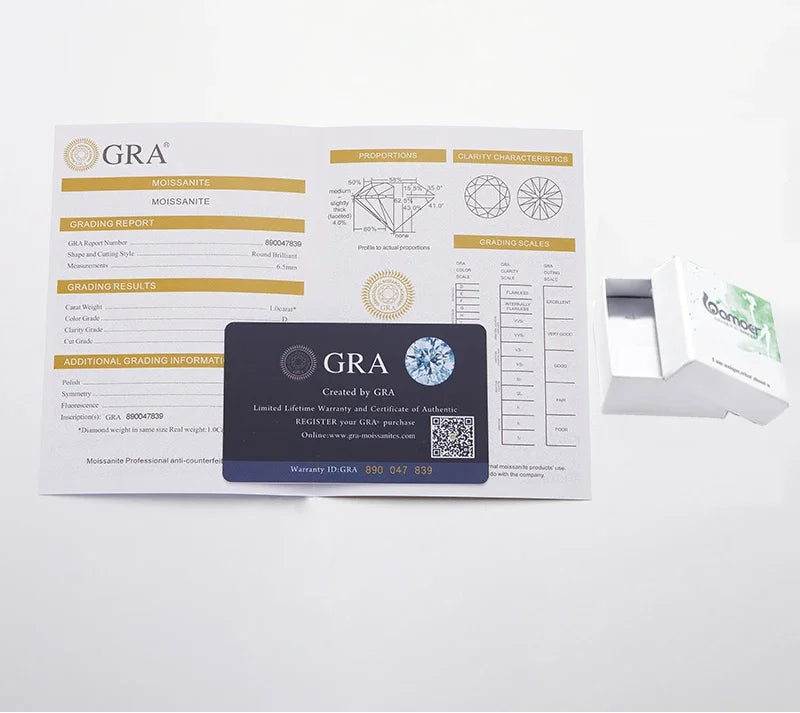 VLT Lumière 1CT Moissanite Ring