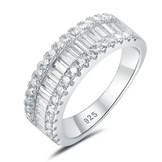 Luxury Moissanite Wedding Band